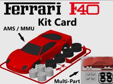 Kit con todas las piezas separadas