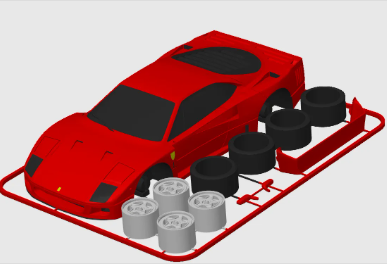 Visualización 3D de las piezas
