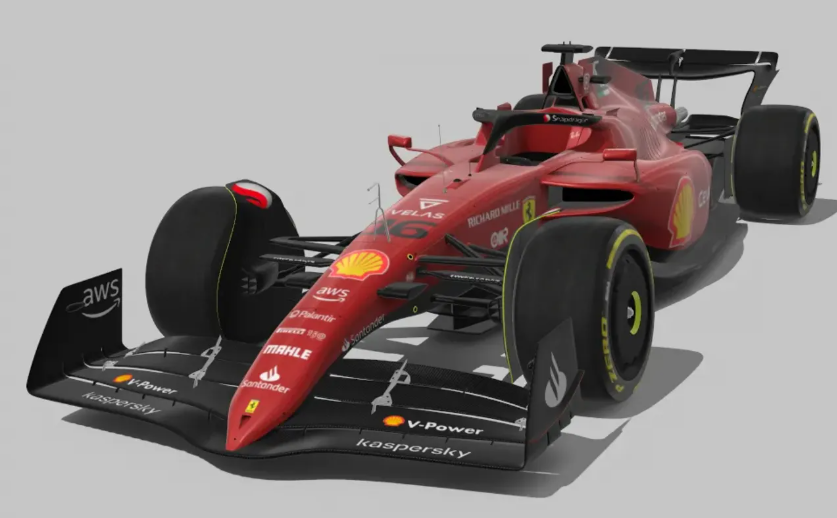 Renderizado 3D del auto