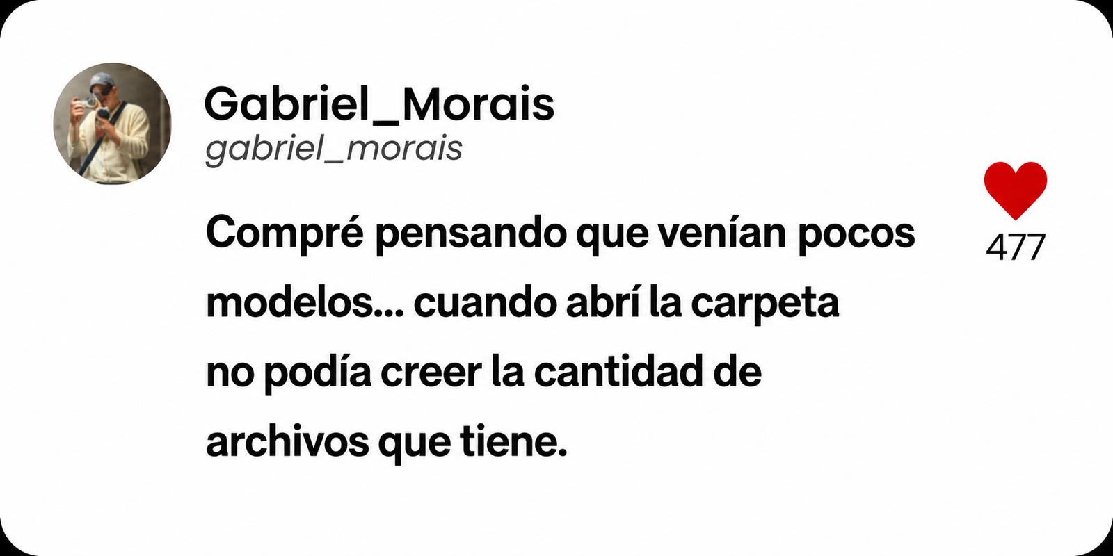 Testimonio de Gabriel Morais