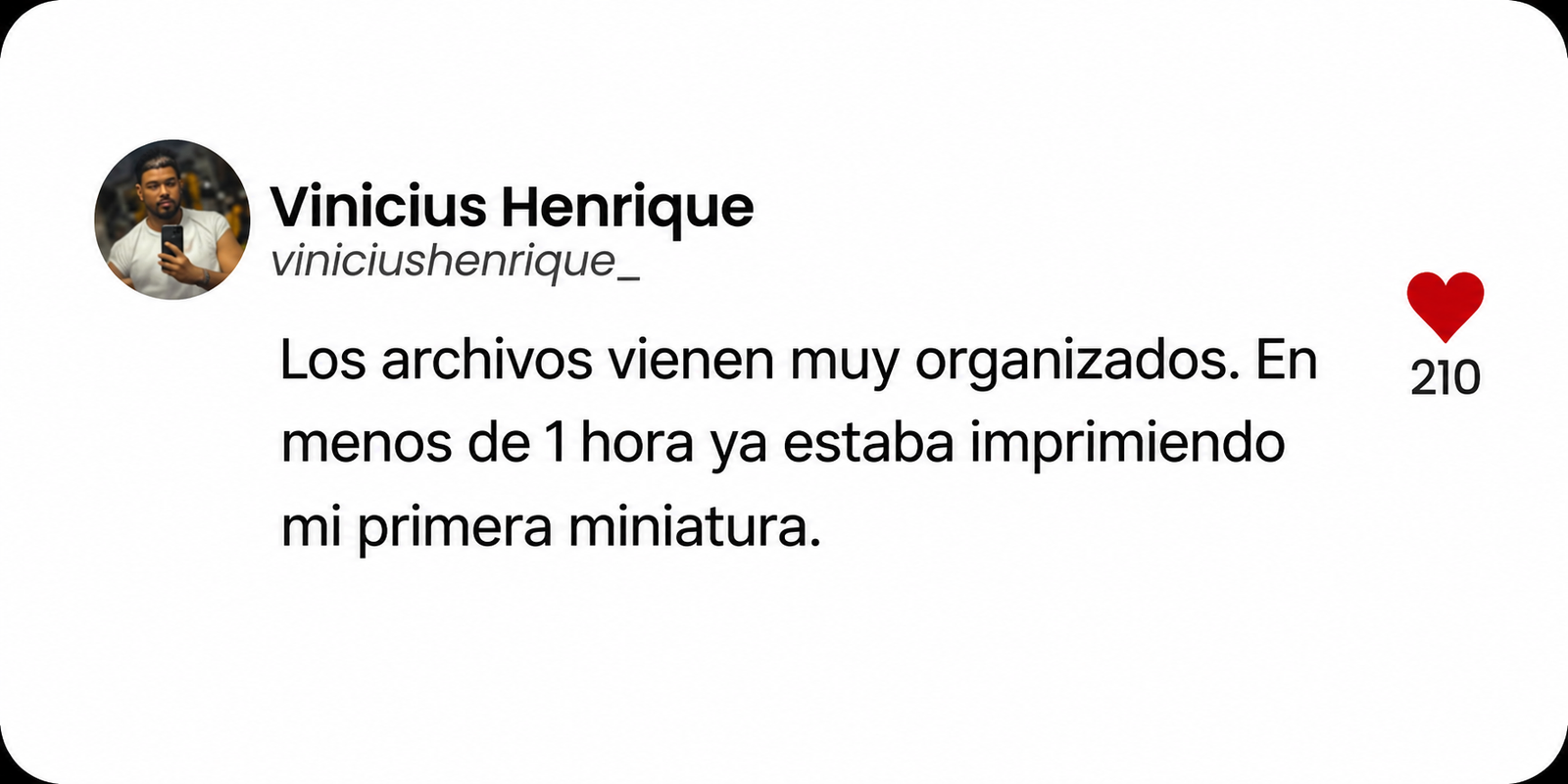 Testimonio de Vinicius Henrique